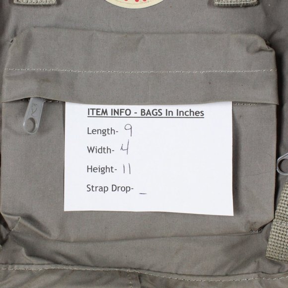 FJALLRAVEN KANLENWaxed Canvas Backpack Bag - Picture 10 of 10